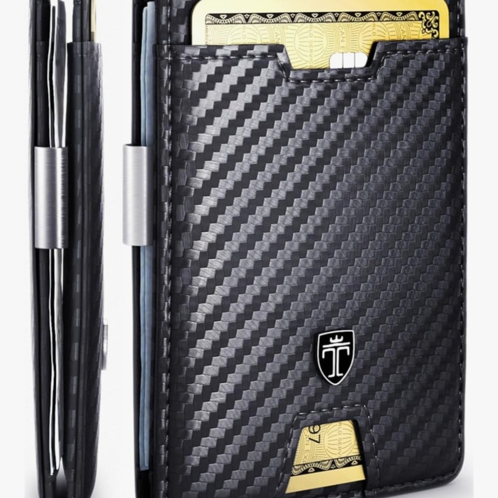 Travando Carbon Fiber Wallet with Money Clip